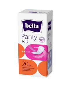 Ежедневные прокладки Panty Soft 20 шт Гигиенические прокладки Bella