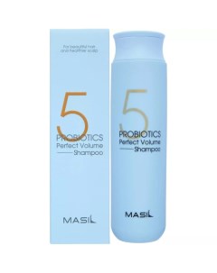 Шампунь с пробиотиками для увеличения объема волос Probiotics Perfect Volume Shampoo 300 мл Masil