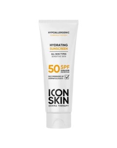 Солнцезащитный увлажняющий крем SPF 50 для всех типов кожи 75 мл Icon skin