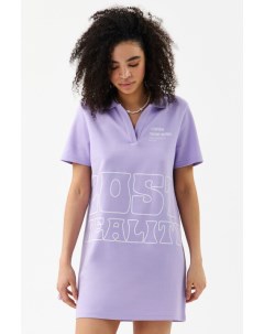 Платье футболка мини с воротником поло Befree
