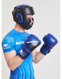 Боксерские перчатки Training Series Impact Boxing Gloves Blue Black 12 oz Bad boy