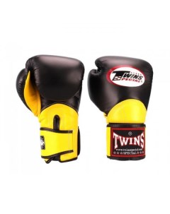 Боксерские перчатки BGVL 11 black yellow 14 OZ Twins special