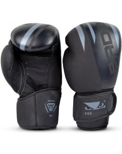 Боксерские перчатки Pro Series Advanced Boxing Gloves Black Grey 10 oz Bad boy