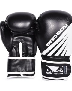 Боксерские перчатки Training Series Impact Boxing Gloves Black White 12 oz Bad boy