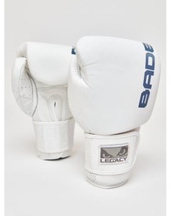 Боксерские перчатки Legacy Prime Boxing Gloves White Grey 10 oz Bad boy