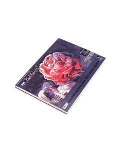 Скетчбук склейка для акварели Цветок 135х195 мм 20 л 300 г среднезернистая хлопок 50 Paul rubens