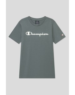Хлопковая футболка с логотипом Champion