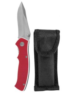 Нож туристический складной EX 136 325136 накладки G10 красный Ecos