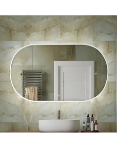 Зеркало Bari 120 с подсветкой белое Art&max