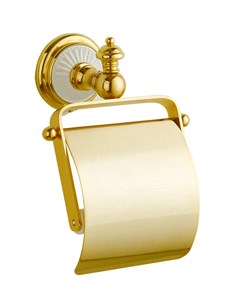 Держатель для туалетной бумаги Palazzo золото белый Boheme