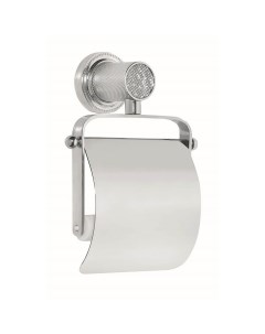 Держатель для туалетной бумаги RoyalCristal 10921 CR хром с крышкой Boheme