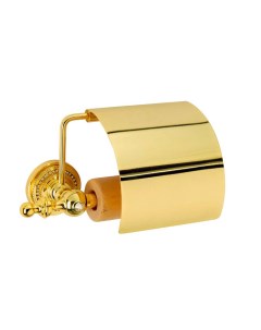 Держатель для туалетной бумаги Imperiale 10401 золото с крышкой Boheme