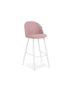 Барный стул Сондре пыльно розовый белый Bravo
