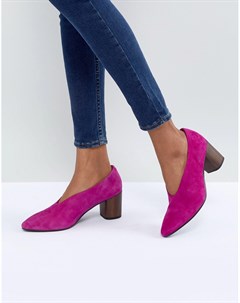 Фиолетовые туфли на деревянном каблуке Eve Vagabond