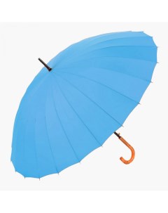 Зонт трость 2824 24 спицы голубой Euroclim
