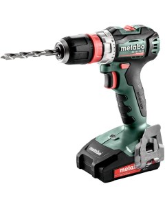 Аккумуляторная дрель шуруповерт Metabo BS 18 L BL Q 2 0Ач кейс 60 Нм