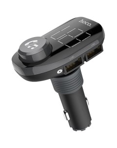 Автомобильное зарядное устройство Hoco FM трансмиттер E45 Черное