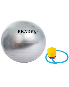 Мяч для фитнеса SF 0381 анти взрыв с насосом Bradex