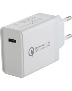 Зарядное устройство PD1 3A USB Type C белый Red line