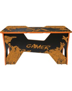 Компьютерный стол Gamer2 VS NO чёрно оранжевый Generic comfort