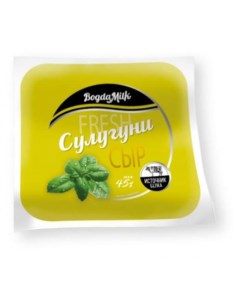 Сыр рассольный Сулугуни 45 БЗМЖ вес Богдамилк