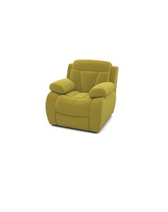 Кресло с ящиком Манчестер Ткань Экозамша Breeze Yellow 106x104 Орматек