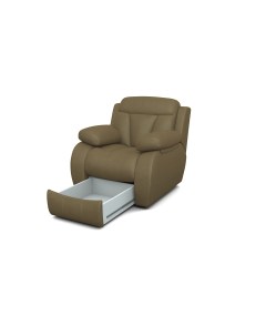 Кресло с ящиком Манчестер Ткань Экозамша Nabuk Soft 3 106x104 Орматек