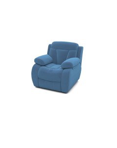 Кресло с ящиком Манчестер Ткань Экозамша Breeze Blue 106x104 Орматек