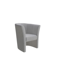 Кресло OrmaSoft Искусственная шерсть Лама Светло серый 75x75 Орматек