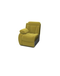 Кресло Модуль Манчестер с ящиком левый Ткань Экозамша Breeze Yellow 83x104 Орматек