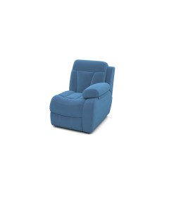 Кресло Модуль Манчестер с ящиком правый Ткань Экозамша Breeze Blue 83x104 Орматек