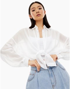 Белая базовая рубашка Oversize Gloria jeans