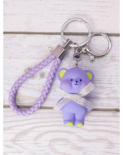 Брелок Bear bow purple Ilikegift