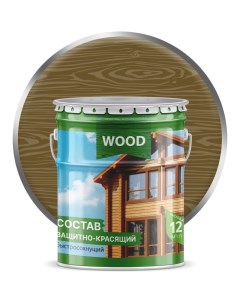 Быстросохнущий защитно красящий состав для древесины Farbitex