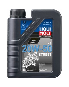 Минеральное моторное масло для 4 тактных мотоциклов Liqui moly