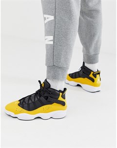 Желтые кроссовки Nike 6 Rings Jordan