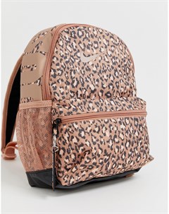 Маленький рюкзак с леопардовым принтом и надписью just do it Nike