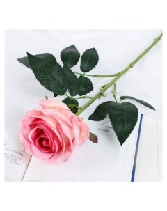 Цветок искусственный Роза летисия 7х64 см розовый Nnb