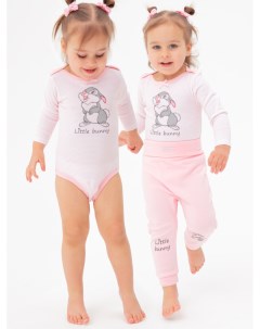 Комплект детский трикотажный для девочек боди брюки Playtoday newborn-baby