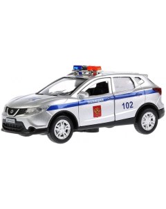 Машина металлическая Nissan Qashqai Полиция 12 см Технопарк