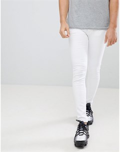 Белые супероблегающие джинсы 11 degrees