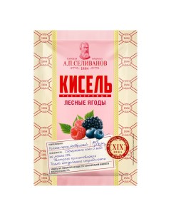 Смесь для приготовления напитка Кисель лесные ягоды 25 г А.п.селиванов