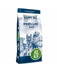 Profi Line Basic 23 9 5 полнорационный сухой корм для собак средних и крупных пород с нормальными по Happy dog