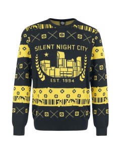 Свитер Cyberpunk 2077 Silent Night City Ugly Holiday Sweater XXL Silent Night City Ugly Holiday Swea