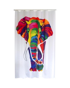 Штора для ванны Elephant 180х200 4108300 цветная Ridder