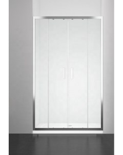 Душевая дверь 8007 2CH 150 150x190 см 2 раздвижные прозрачное стекло Oporto