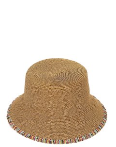 Шляпа жен цвет бежевый Fabretti