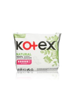 Женские прокладки Natural Супер 7шт Kotex