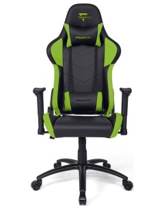 Игровое компьютерное кресло 2X черно зеленое F2BT2D1222GN1 Glhf