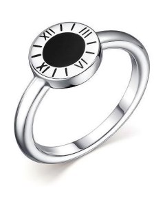 Кольцо с эмалью из серебра Костромская ювелирная фабрика "алькор"